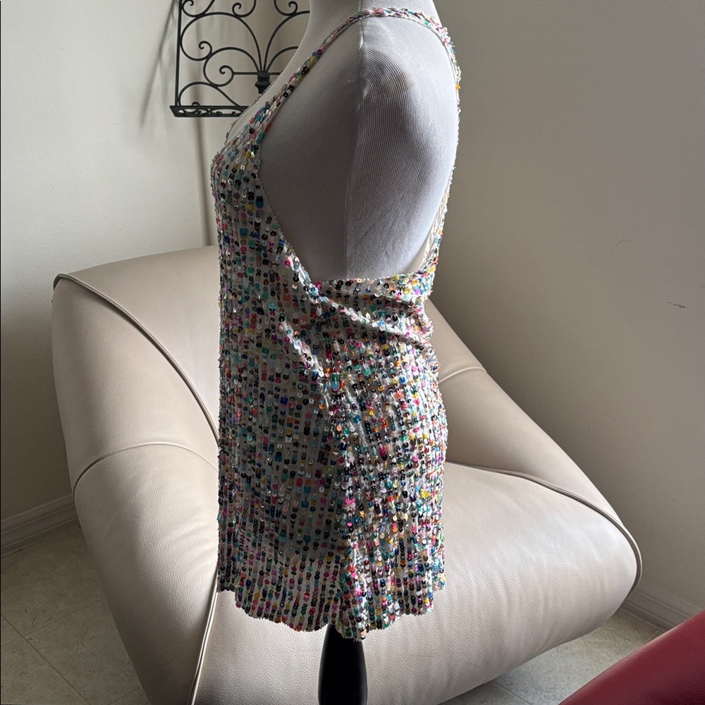 Joe's Jeans Multicolor Sequin Tank Top - Picture 4 of 10